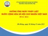 Triển khai kế hoạch công tác phổ biến giáo dục pháp luật. Hưởng ứng “Ngày pháp luật nước Cộng hòa xã hội chủ nghĩa Việt Nam 9/11”