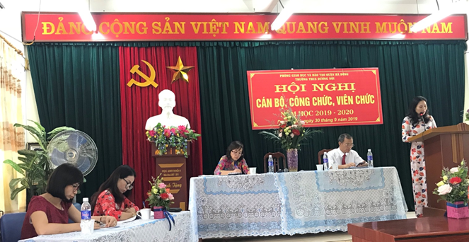 NGÀY 30/09 HỘI NGHỊ CÁN BỘ CÔNG CHỨC VIÊN CHỨC NĂM HỌC 2019-2020