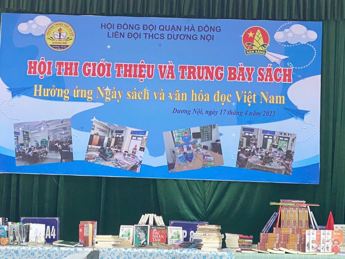 NGÀY HỘI ĐỌC SÁCH CỦA THẦY VÀ TRÒ TRƯỜNG TRUNG HỌC CƠ SỞ DƯƠNG NỘI